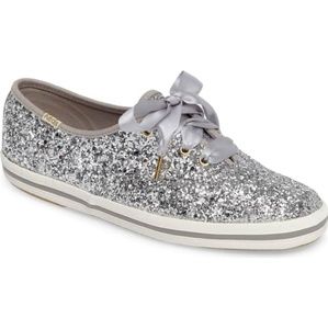 Keds Kate Spade Silver Glitter